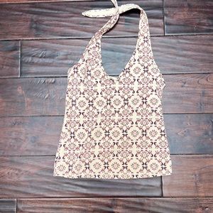 Vintage gap halter top